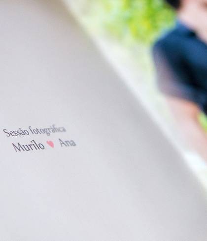 Mídia de Foto livro Murilo + Ana