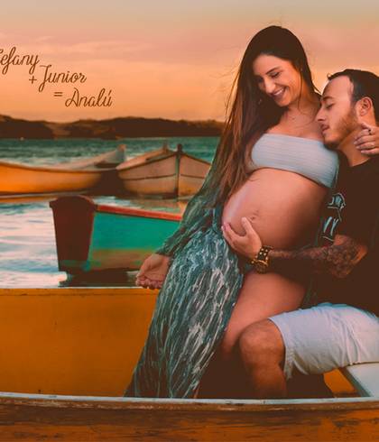 Gestante de Stefany + Junior = Analú