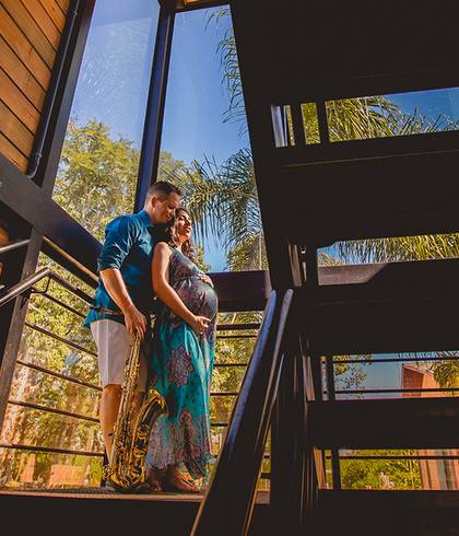 Gestante de Tatiani + Rafael + Lívia 