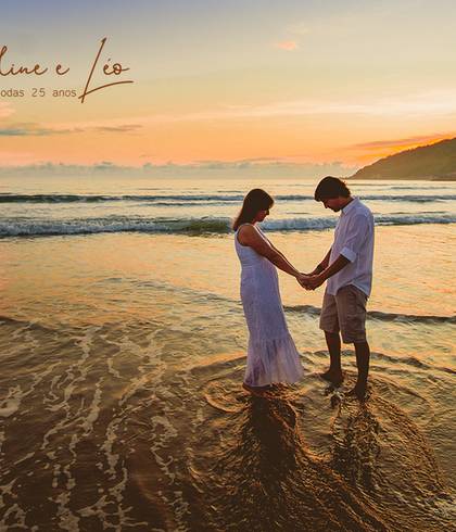 Pré Casamento de Aline e Leo | Ensaio fotografico Bodas de 25 anos