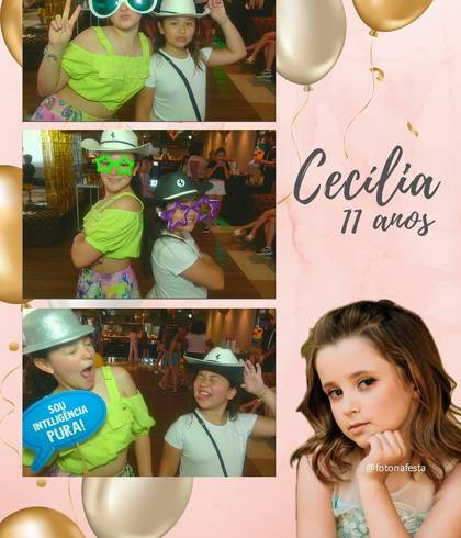 Aniversário de 11th Cecília