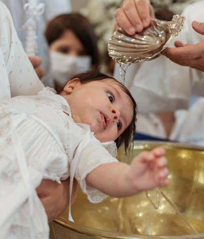 Batizado de Lavínia e André . Batizado 