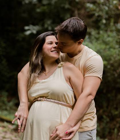 Gestante de Lívia . Gestante