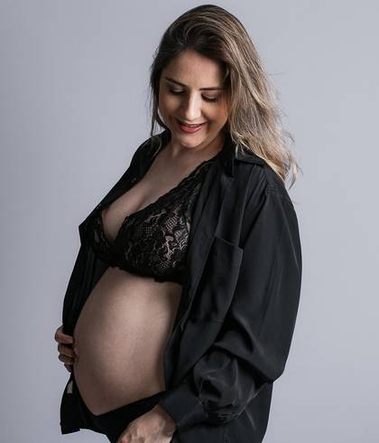 Gestante de Jéssica e Vini à Espera do Bento