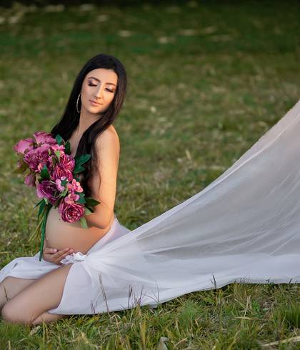 Gestante de Ensaio da Gestante Amanda 