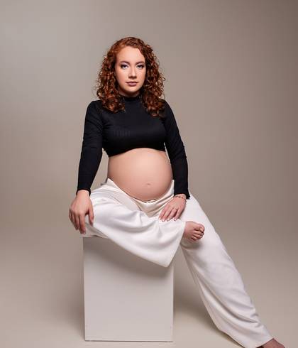 Gestante de Ensaio da Gestante Nicoli 