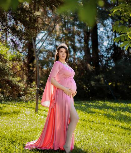 Gestante de Ensaio da Gestante Jordana 