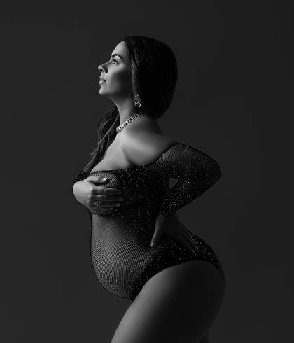 Gestante de Ensaio da Gestante Milena 