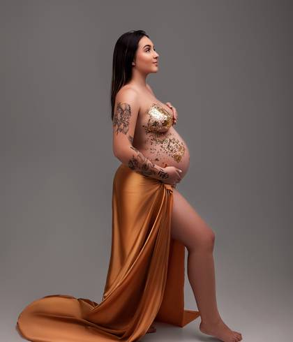Gestante de Ensaio da gestante Natalia Cortes 