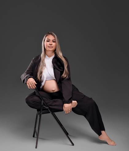 Gestante de Ensaio da Gestante Ana Hockemuller