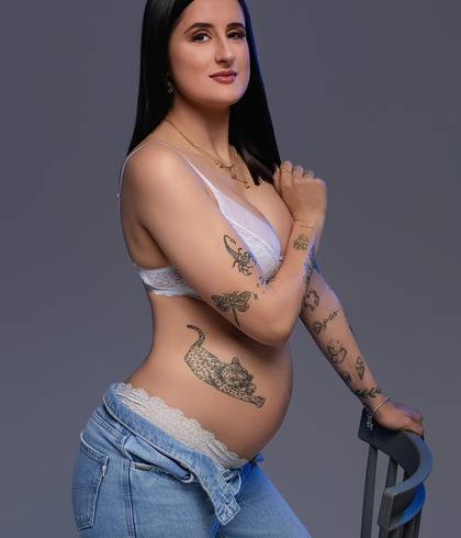 Gestante de Ensaio da Gestante Danielle Camini