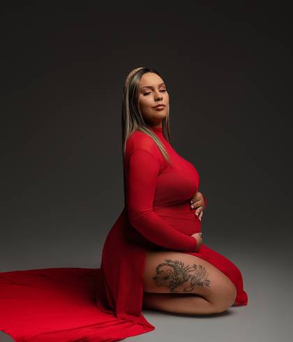 Gestante de Ensaio da Gestante Larissa dos Santos 
