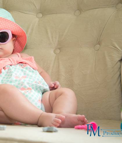 Ensaio Infantil de Ensaio Acompanhamento Mensal Juliana