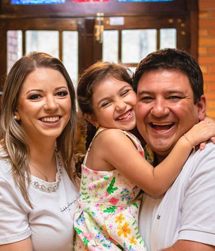 Ensaio de Família de Ensaio de Família - Andressa, Ricardo e Julia