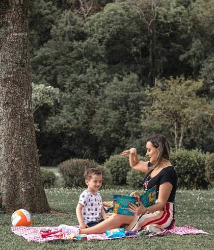 Ensaio de Família de Ensaio de Família Fabi e Lucca - @ABCdamaternidade