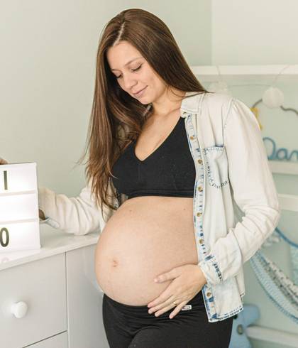 Gestante de Ensaio de Gestante - Lara - @SOSdeMãe