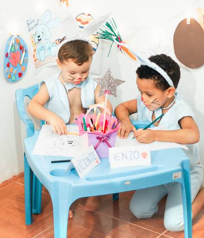 INFANTIL de Ensaio Infantil | Páscoa | Enzo e Vicente | Arroio dos Ratos - RS