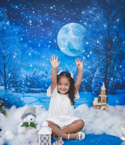 Infantil de Inverno da Pequena Alicya