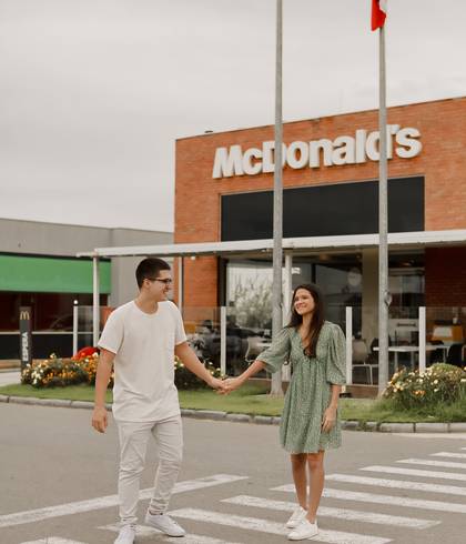 Casal de Pré wedding Bianca e Guilherme