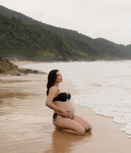 Ensaio Gestante de Gestante Ligia