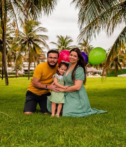 Ensaios de Ensaio da Melina e família