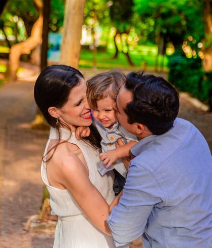 Ensaios de Ensaio do Benjamim e Família