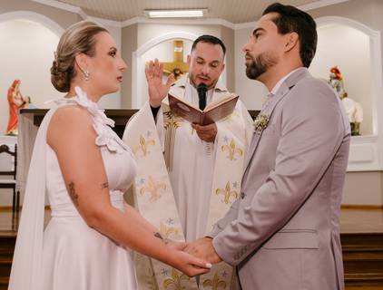 Casamento de Oscar e Carine - Casamento intimista em Espumoso/rs