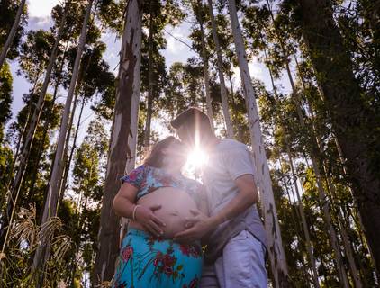 Ensaio de Á espera da Emanueli