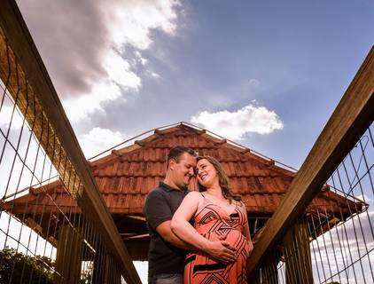 Ensaio de Jaqueline & Joelso - Á espera do Benjamin 