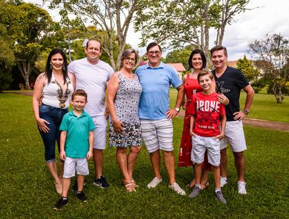 Ensaio de Sirlei + Aurelio = Família