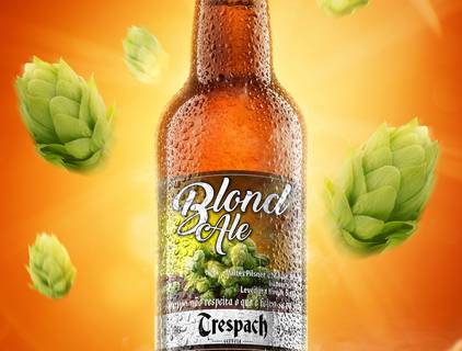 Photo Manipulation of Trespach Blond Ale