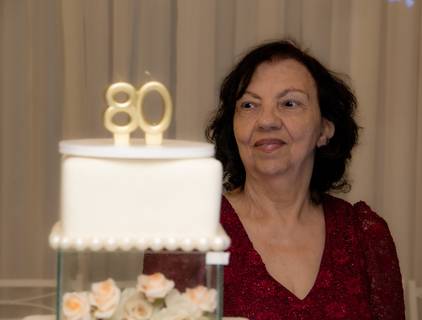 Aniversário Adulto de Aniversário Sra Ines 80 anos