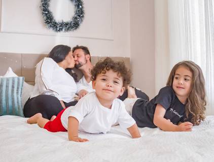 Família de Fábio, Jaque e a criançadinha!