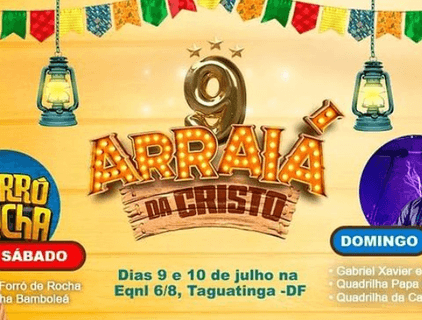 Book Igreja de Festa Julina na Paróquia Cristo Redentor (Sábado: 09-07-2022)