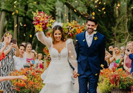 Casamentos de Um casamento elegante e criativo na Fazenda Santa Bárbara