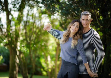 Portrait of Andrea Santa Rosa + Marcio Garcia