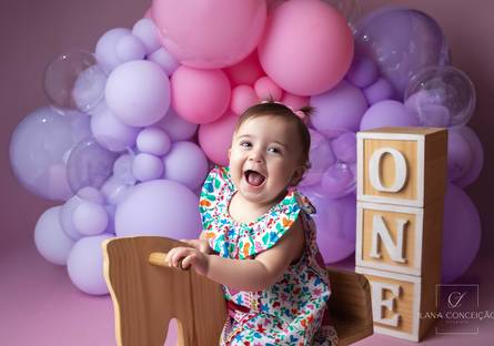 Smash the Cake de 1 ANO DA ALICE