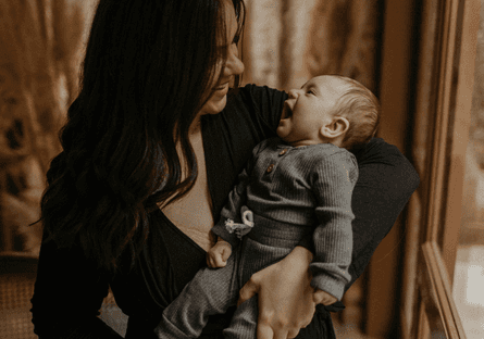 Ensaio de família de 3 meses da Lara