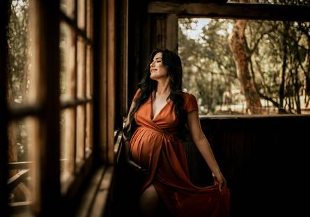 Ensaio Gestante de À espera de Rafael