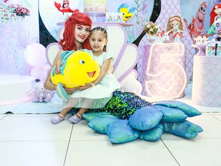 Aniversário Infantil de Fotógrafo de Aniversário Infantil na Vila Maria | Festa Pequena Sereia