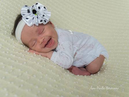 Newborn de Ensaio Newborn da Júlia