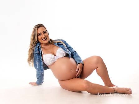 Gestante de Ensaio Gestante Carolina