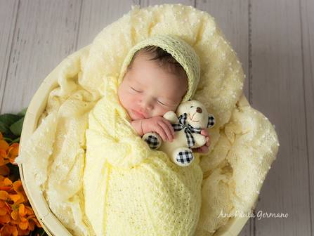 Newborn de Ensaio Newborn da Ágatha