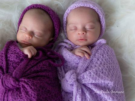 Newborn de Ensaio Newborn Manuela e Rafaela