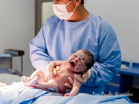 Parto de Registro de Parto - O Nascimento da Safira