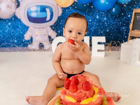 Acompanhamento Infantil de Acompanhamento Infantil - Smash the Fruit Miguel