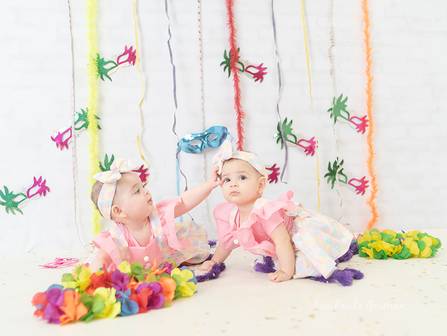 Acompanhamento Infantil de Acompanhamento Infantil - Manuela e Rafaela - 8 Meses