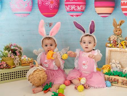 Acompanhamento Infantil de Acompanhamento Infantil - Manuela e Rafaela 10 Meses