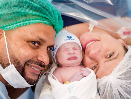 Parto de Registro de Parto - O Nascimento do Levy