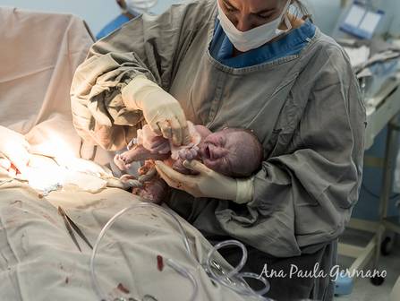 Parto de Registro de Parto - O Nascimento da Bernardo